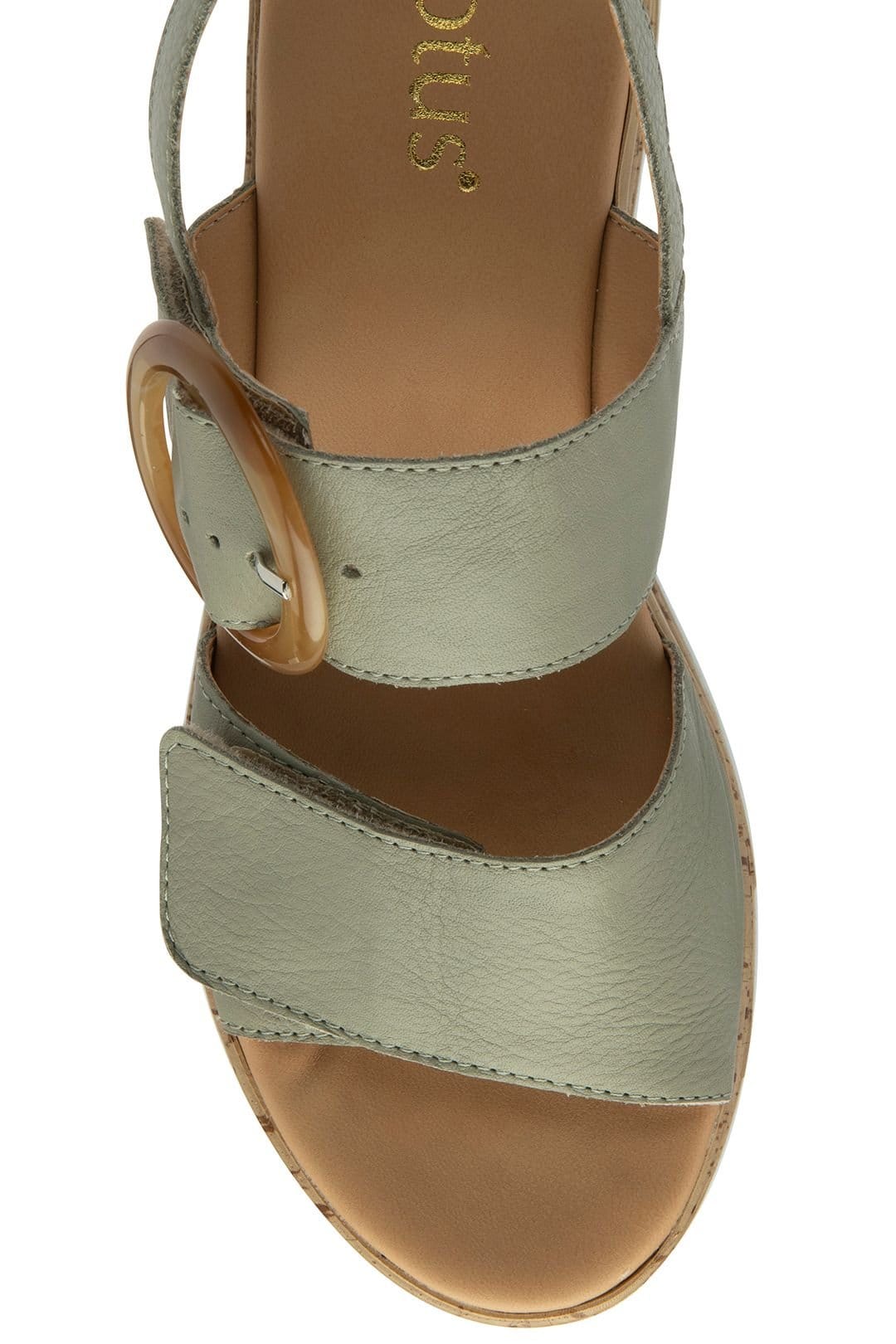 Lotus Lotus Women's 'Cammie' Wedge Sandals in Green - 4