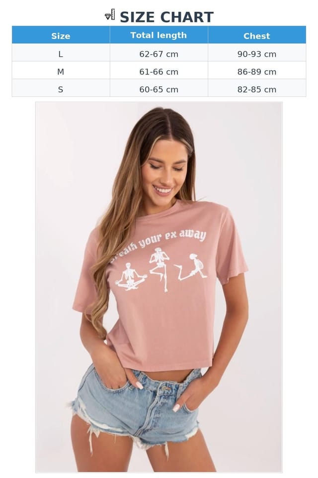 Love Lace Love Lace Women's Classic Cotton Short Sleeve T-Shirt in Pink - 3