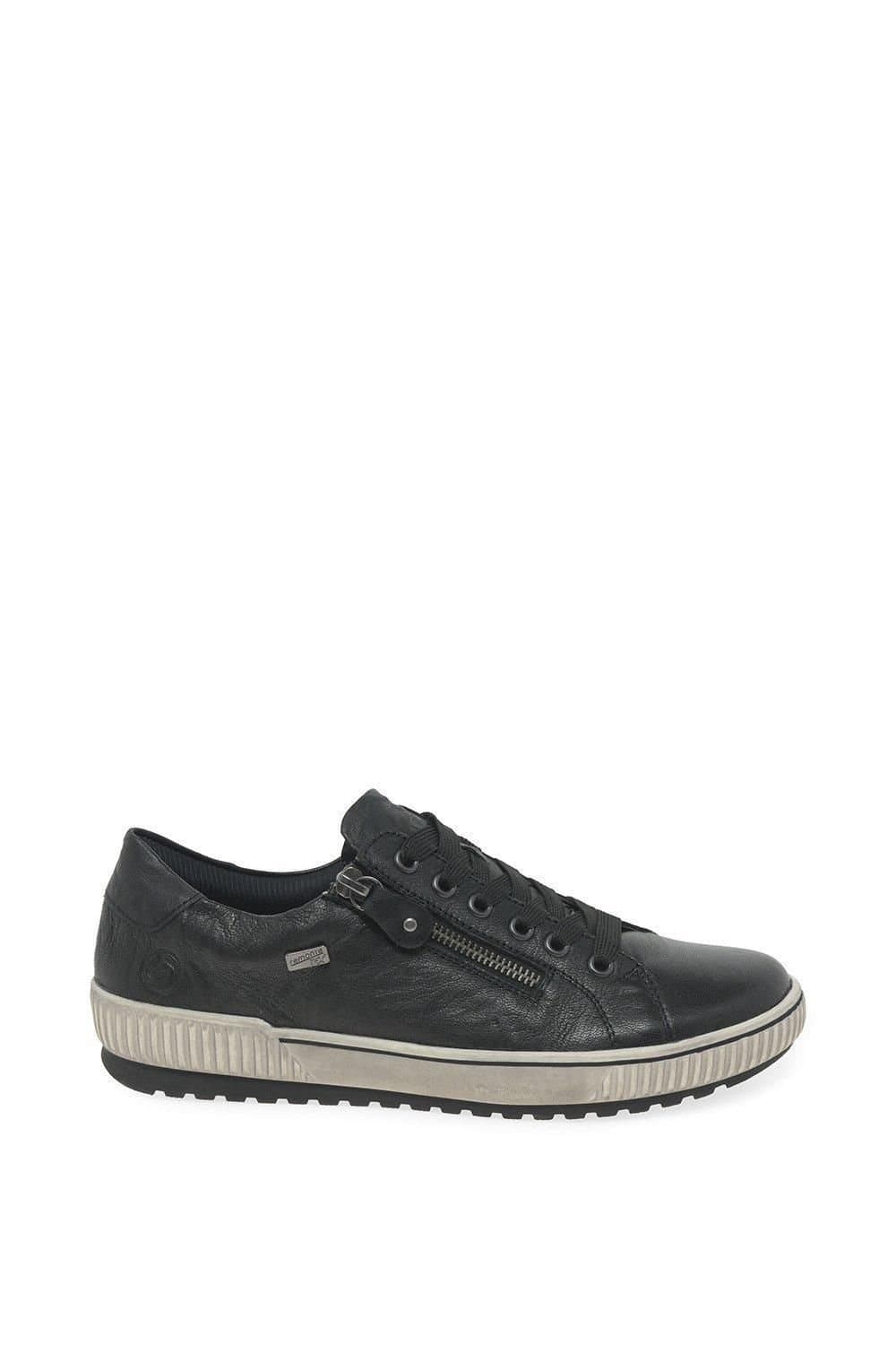 Remonte Remonte Women's 'Oban' Black Leather Trainers