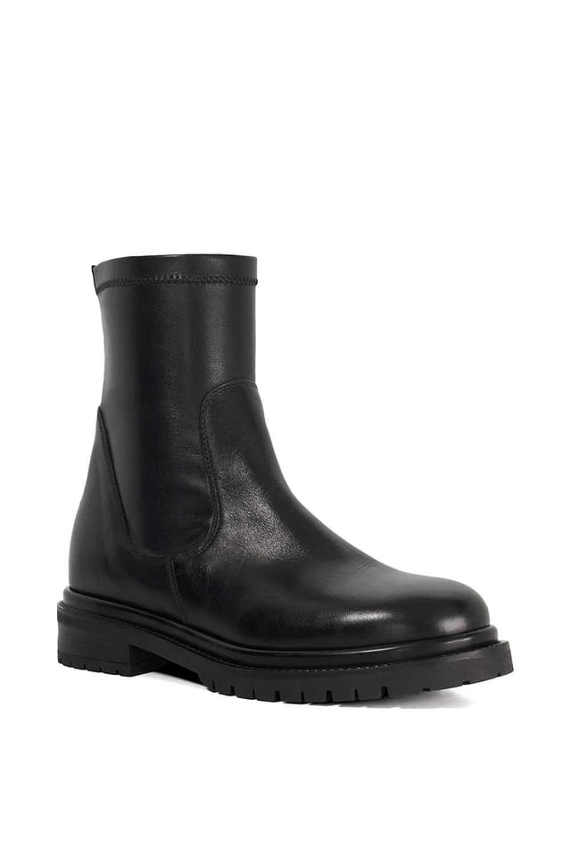 Dune London Dune London Women's 'Pelano' Leather Ankle Boots in Black - 2