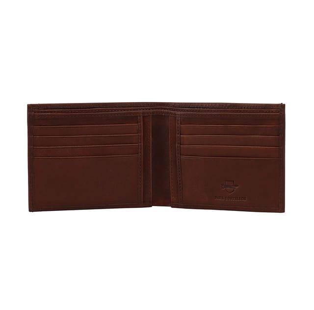 Paul Costelloe Paul Costelloe Men's Max Leather Wallet in Brown - 2