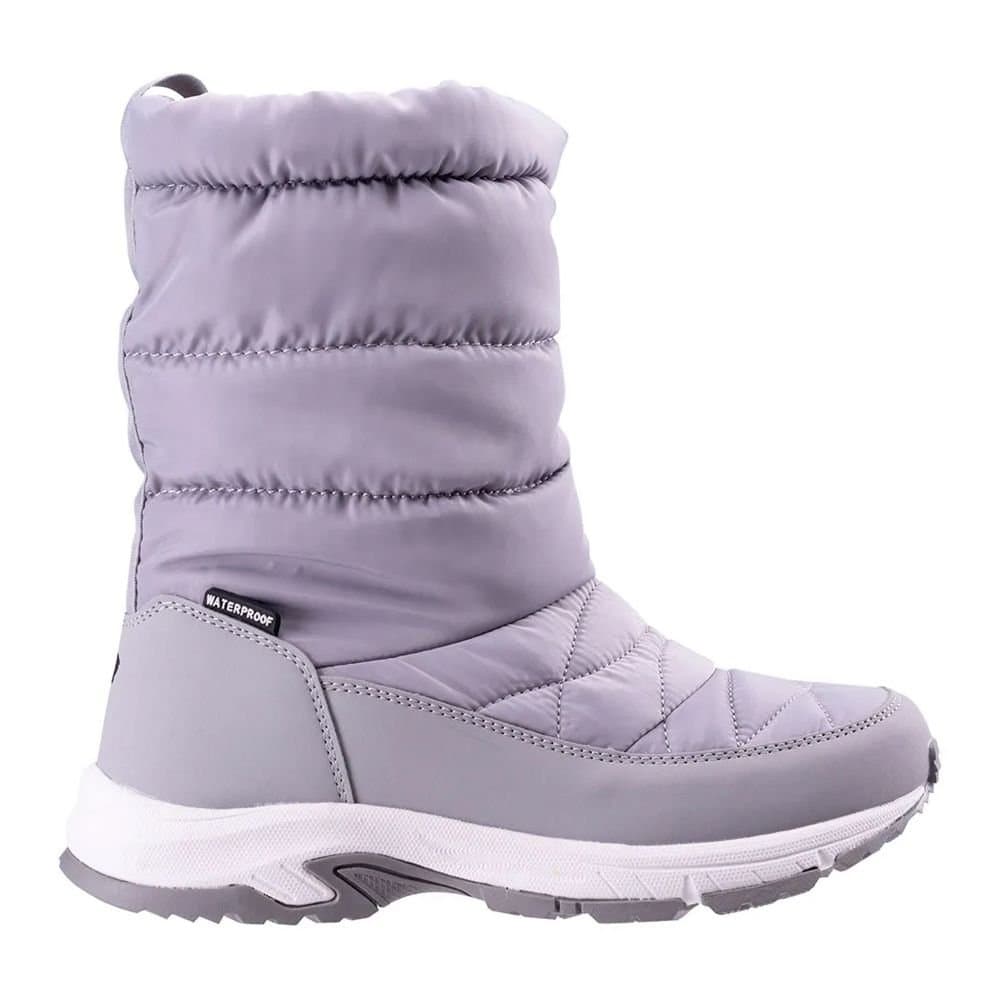 Iguana Iguana Women's Waterproof Mid Calf Snow Boots in Light Grey
