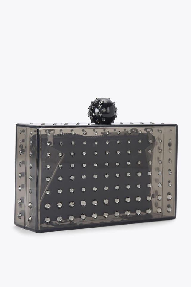 Carvela Carvela Women's 'Cristallo Clutch' Bag in Black - 3