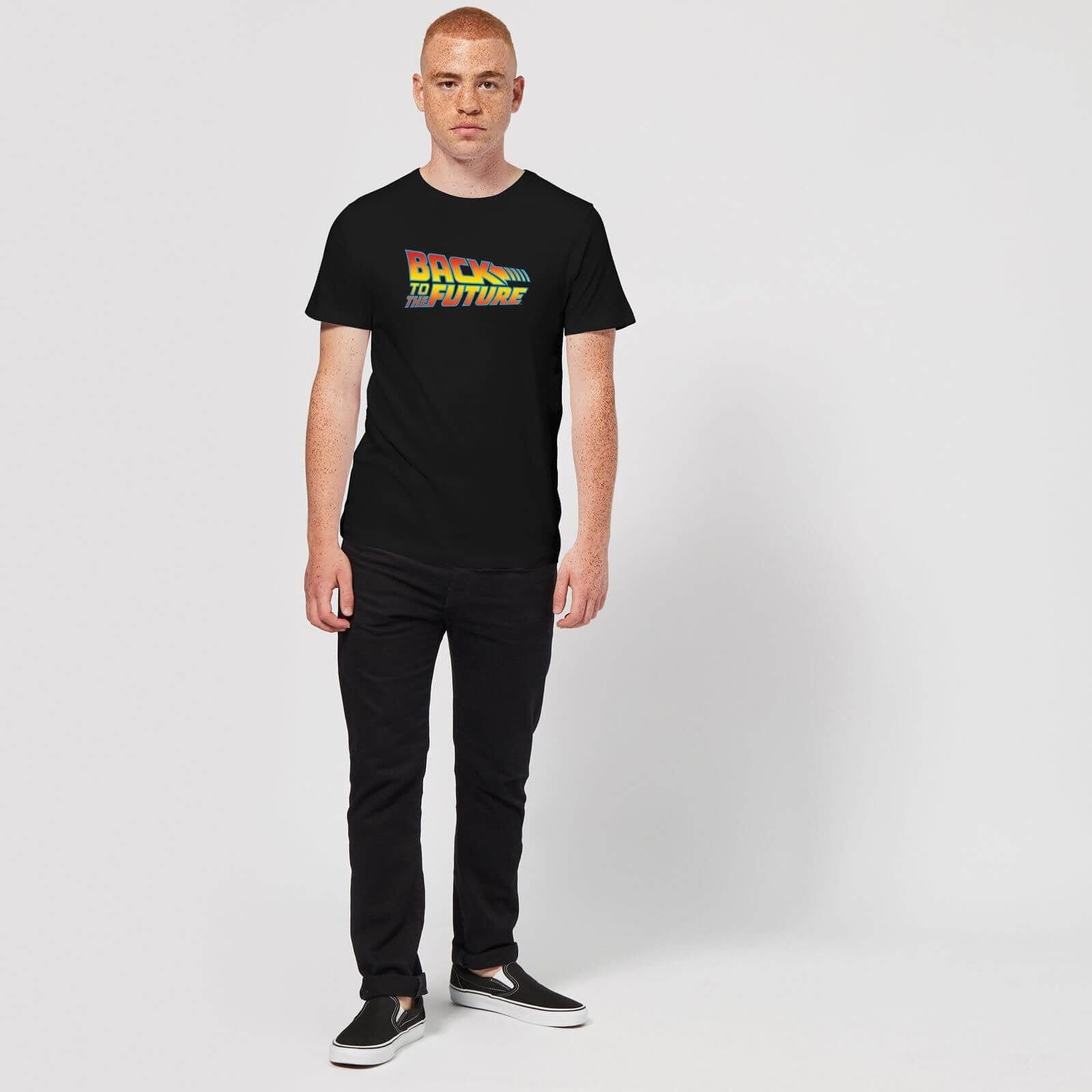 Back To The Future Back To The Future Men's Vintage T-Shirt in Black - 4