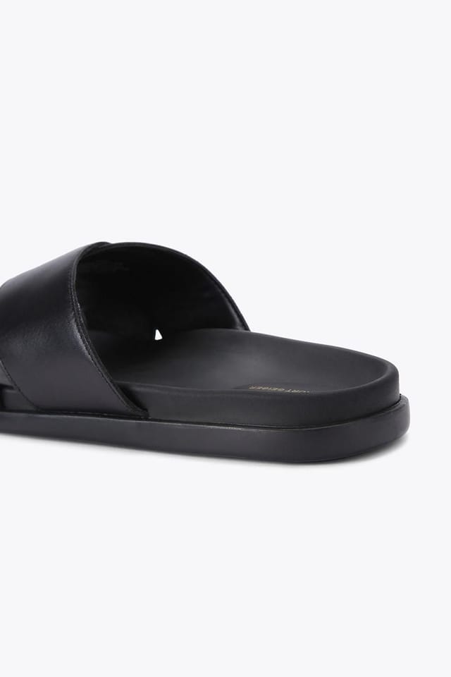 KG Kurt Geiger KG Kurt Geiger Men's 'Rome' Leather Sandals in Black - 3
