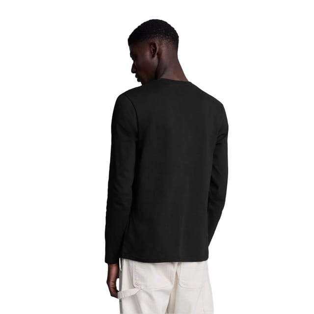 Lyle & Scott Lyle & Scott Men's Plain Long-Sleeved T-Shirt in Black - 2