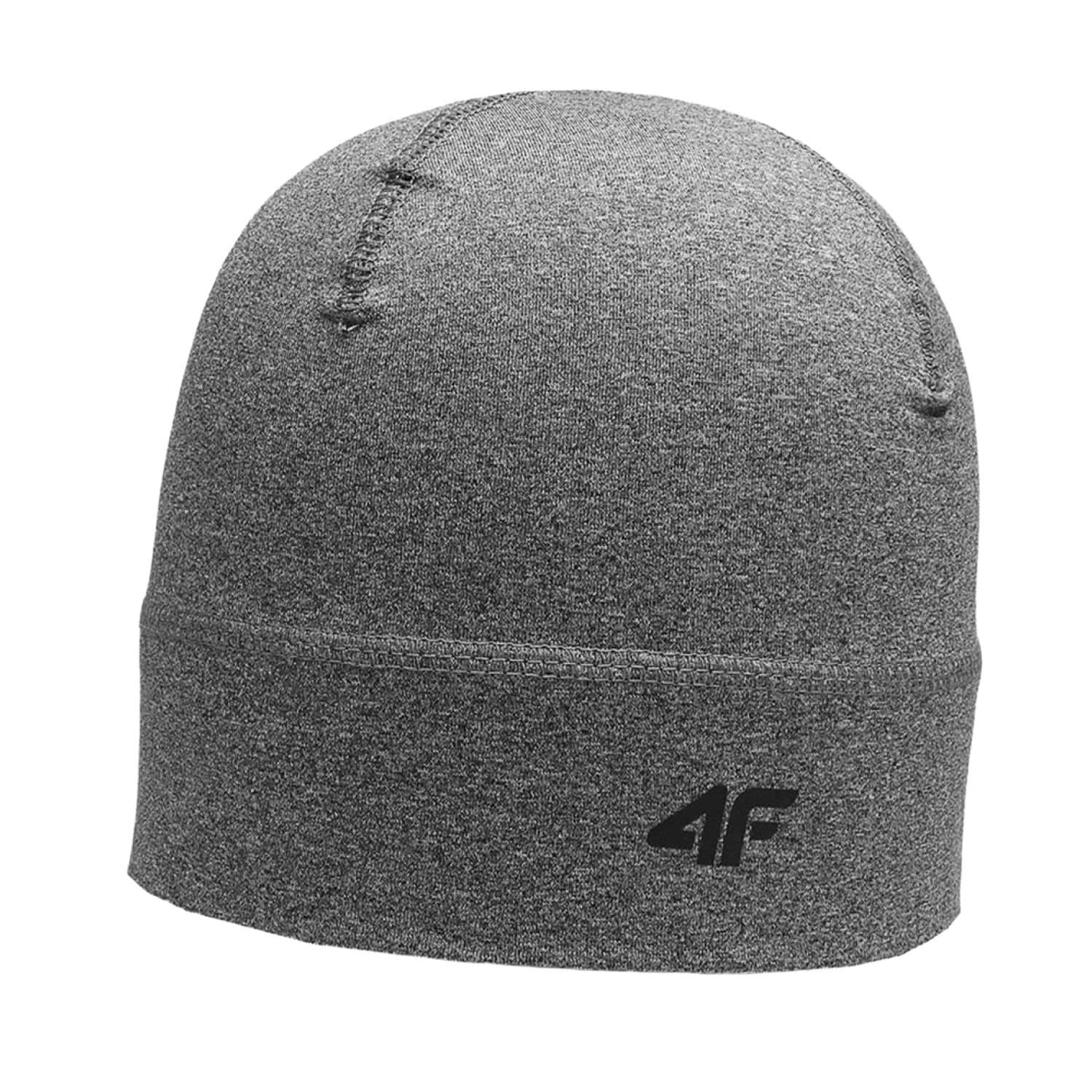 4F 4F Men's AW23AFCAU055 Beanie in Grey