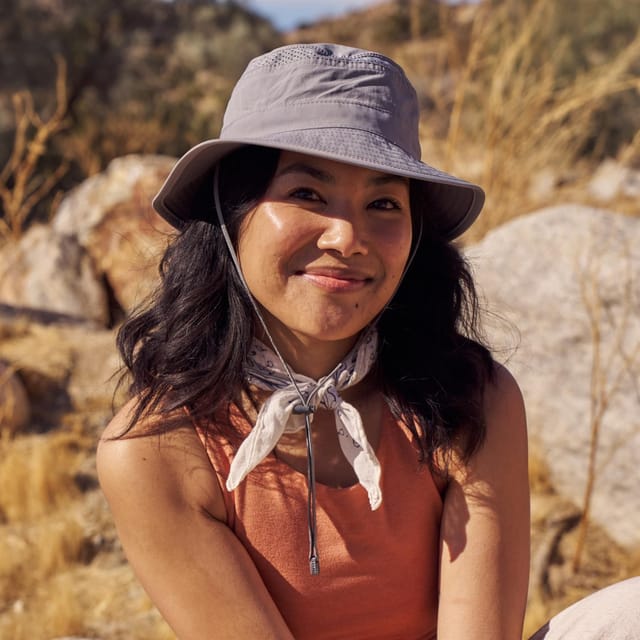 Sunday Afternoons Sunday Afternoons Men's 'Solar' Ventilated Crushable UPF 50+ Bucket Hat in Grey - 2