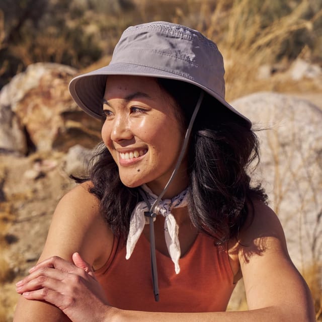 Sunday Afternoons Sunday Afternoons Men's 'Solar' Ventilated Crushable UPF 50+ Bucket Hat in Grey - 3