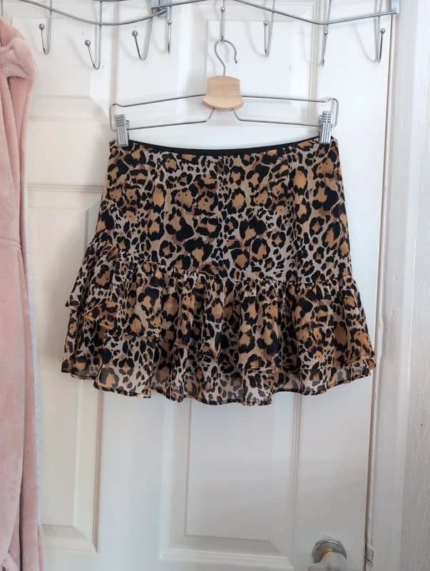 Bershka Skirt animal print