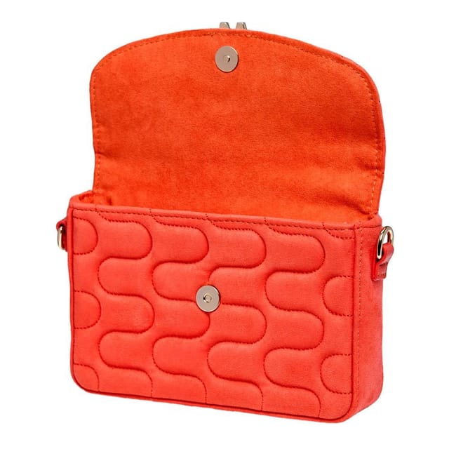 Wolf WOLF Women's Mimi Swirl Cross Body Bag with Scarf in Light Red - 3