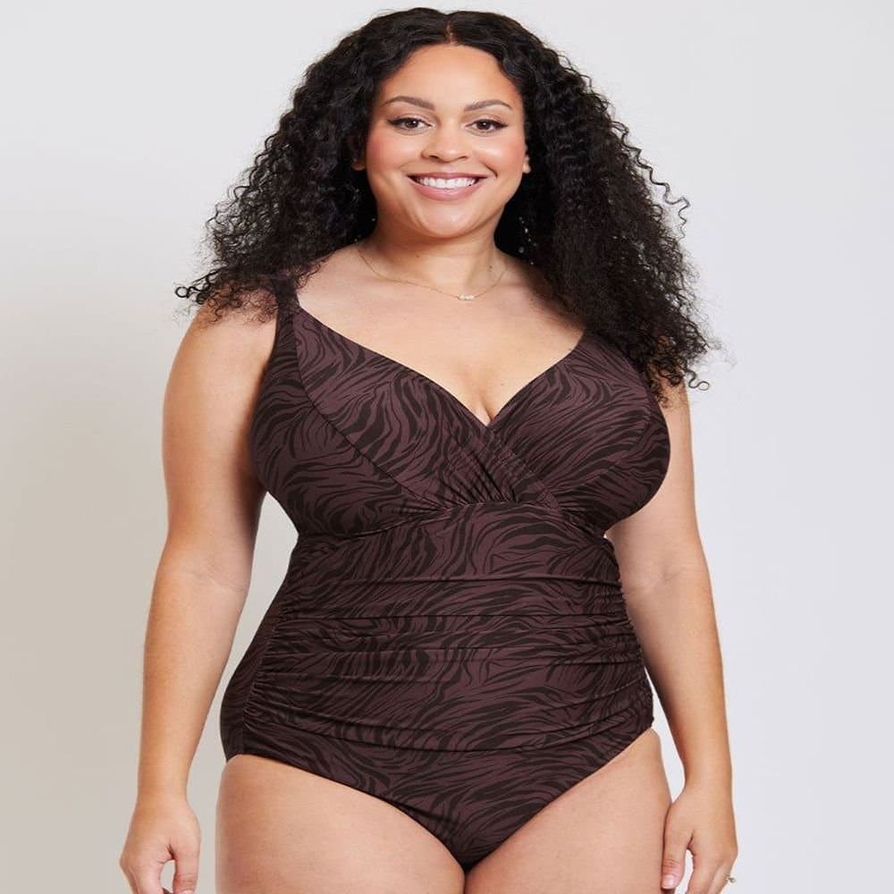 Adella Adella Women's Calypso Plunge Control Underwired Swimsuit