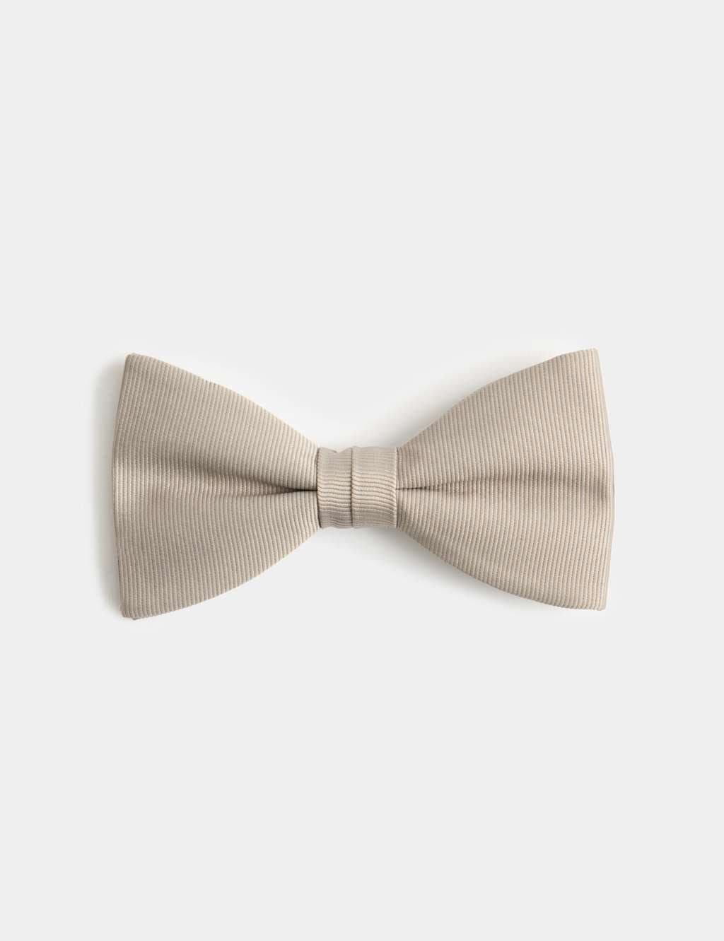 Marks & Spencer M&S Textured Bow Tie Champagne