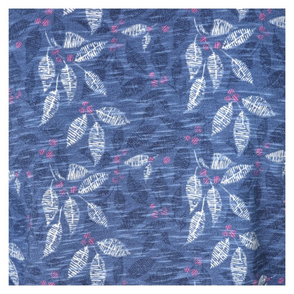 Lazy Jacks Lazy Jacks Women's Leaves Tunic Top in Dark Blue - 3