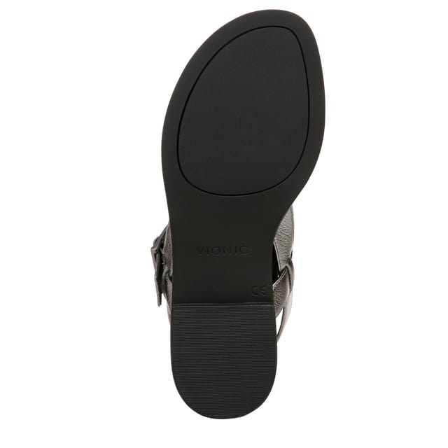 Vionic Vionic Women's Cora Thong Sandals in Metallic Gold - 3