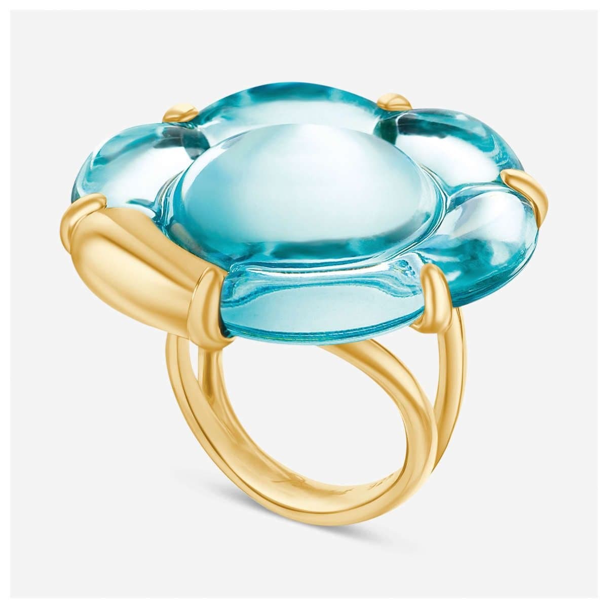 baccarat Baccarat Women's Azure Radiance Ring 2806981 in Blue