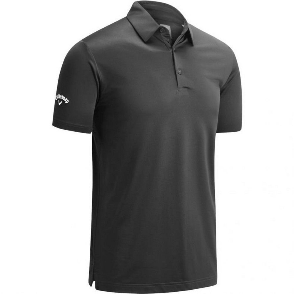 Callaway Callaway Men's Swing Tech Solid Colour Polo Shirt in Dark Grey - 2