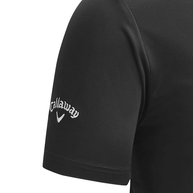 Callaway Callaway Men's Swing Tech Solid Colour Polo Shirt in Dark Grey - 3