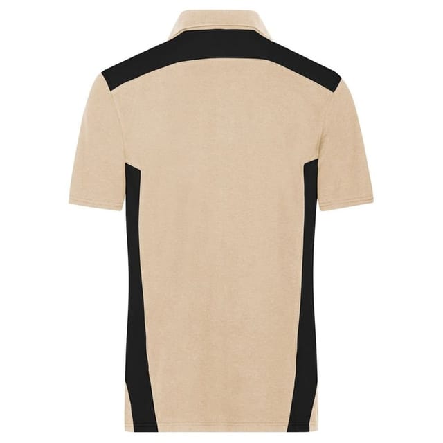 James and Nicholson James and Nicholson Men's Strong Work Polo Shirt in Stone - 2