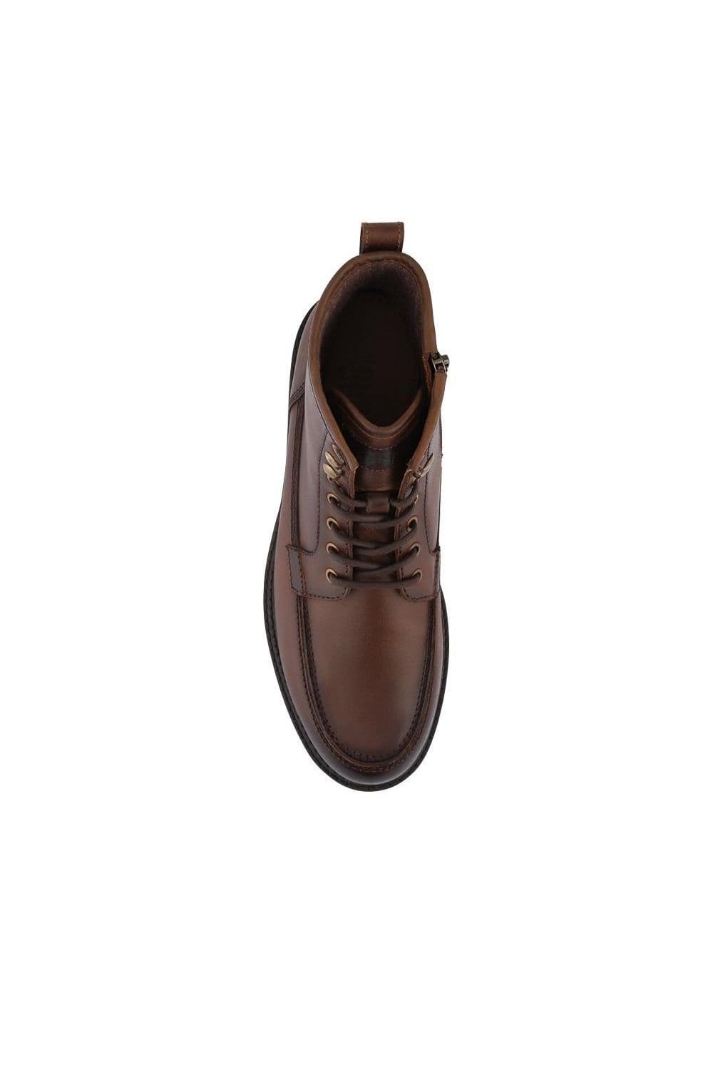 Jones Bootmaker Jones Bootmaker Men's Essex Chunky Leather Boots in Dark Brown - 4