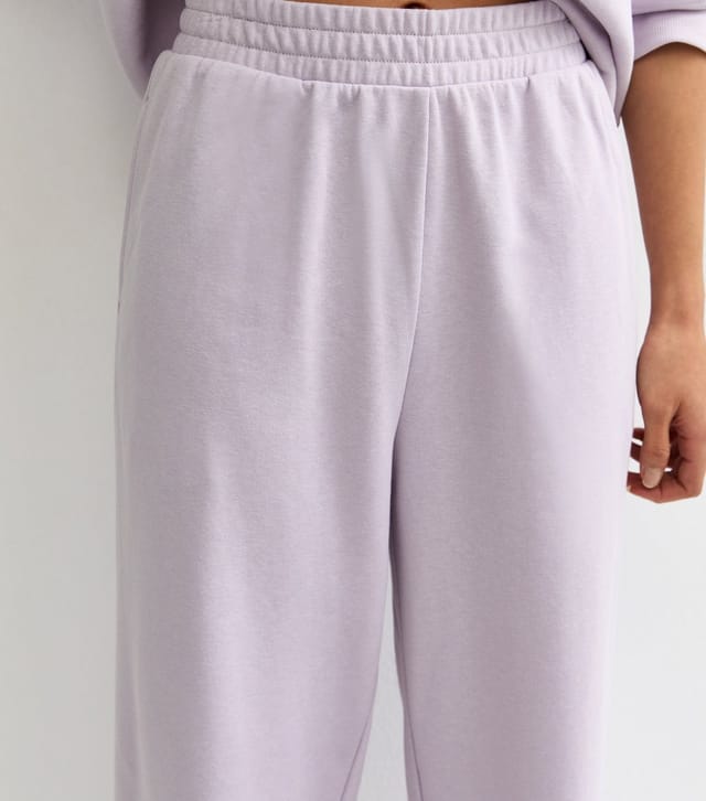 New Look Women's Lilac Wide Leg Joggers New Look - 2