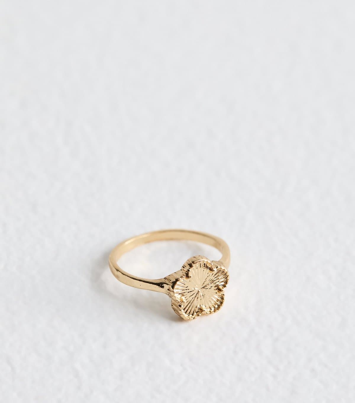 New Look Gold Tone Flower Ring New Look