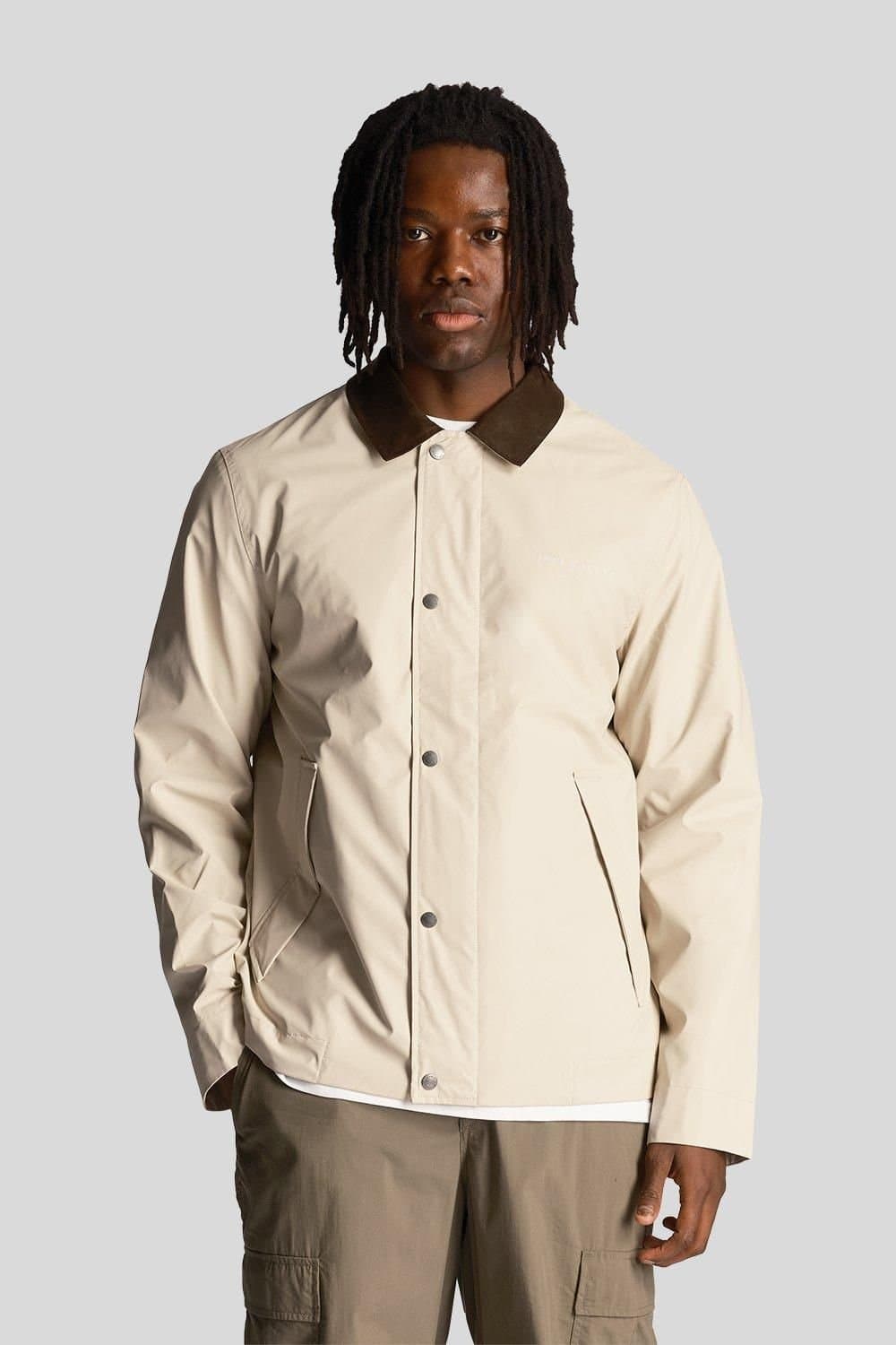 Lyle & Scott Lyle & Scott Men's Coach Jacket Ecru