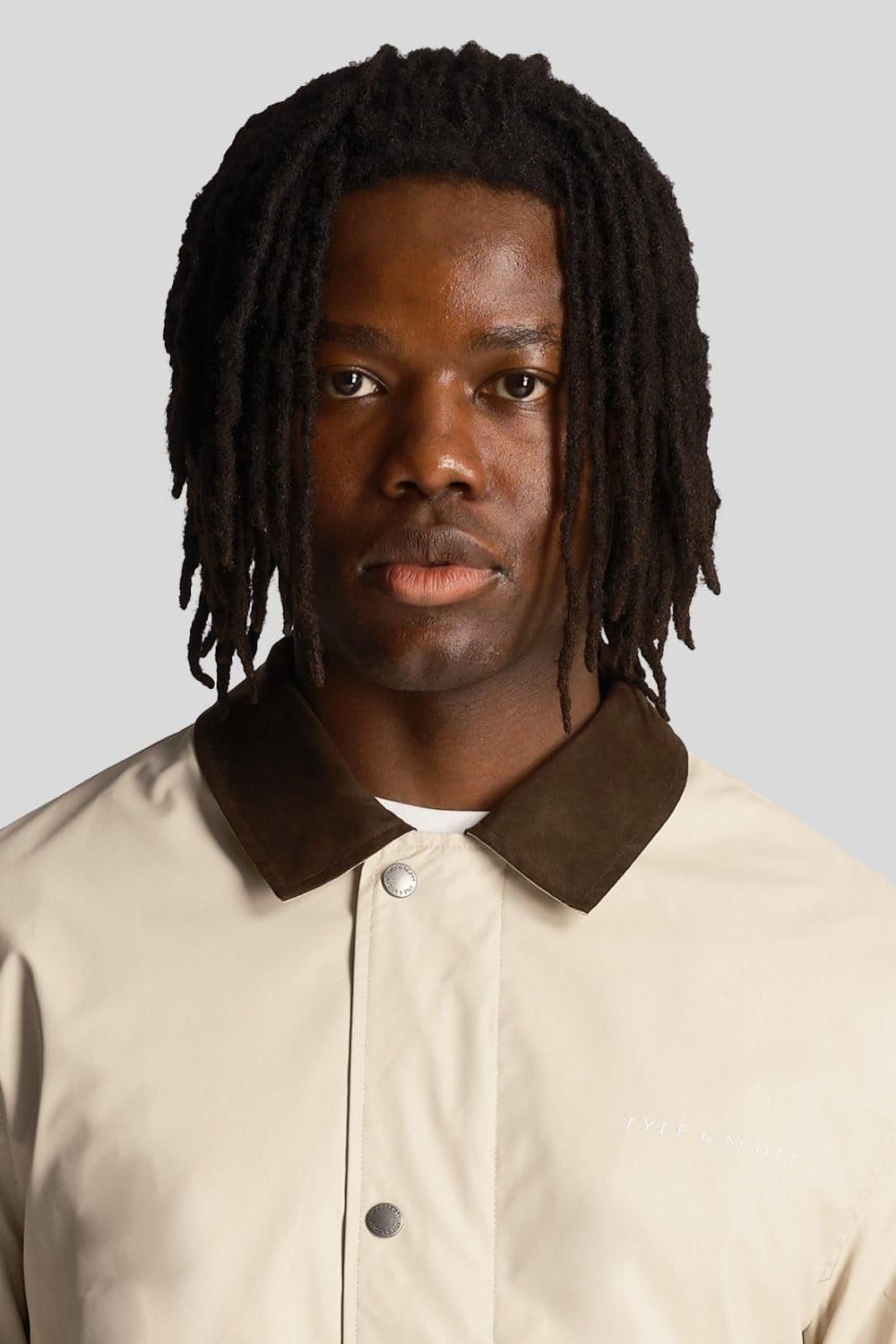 Lyle & Scott Lyle & Scott Men's Coach Jacket Ecru - 4