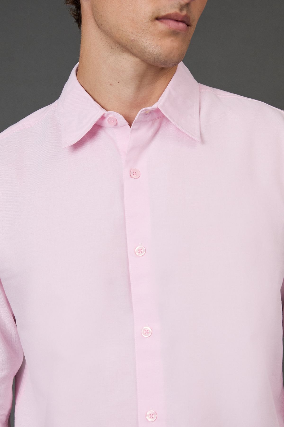 Burton Burton Men's Pink Oxford Long Sleeve Shirt - 4