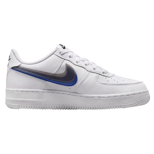 Nike Nike Women's Air Force 1 Swoosh Leather Trainers in White - 3