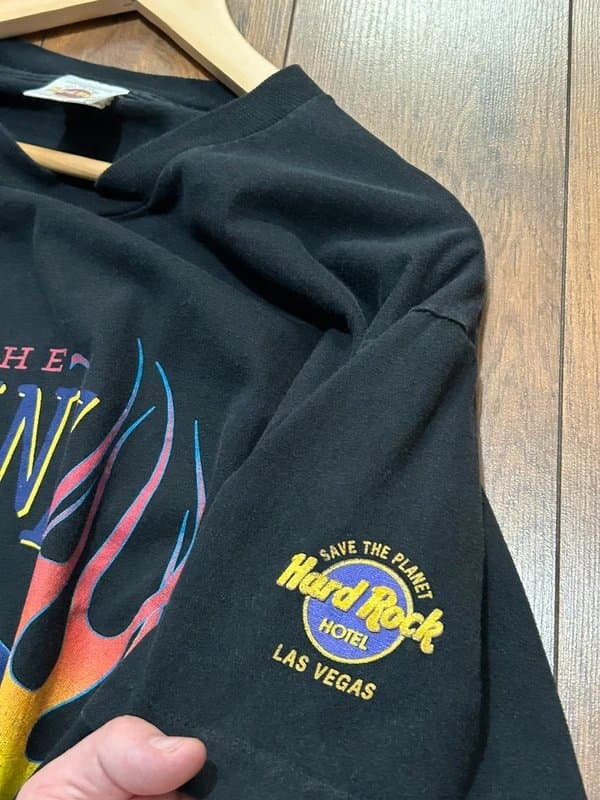 Hard Rock Vintage The Joint Hard Rock Hotel Las Vegas T-shirt size large C39