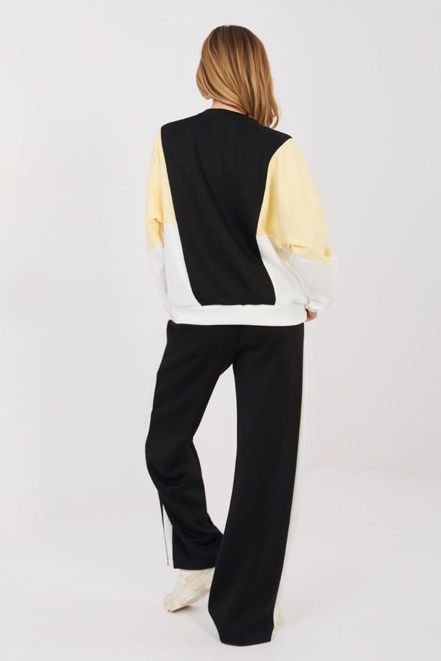Love Lace Love Lace Women's Butter Soft Sequin Logo Tracksuit Set in Black - 3