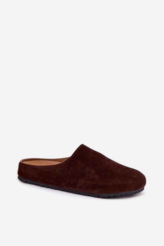 Love Lace Love Lace Women's Suede Slippers with Thick Insulated Sole & Comfort Insole in Brown - 2