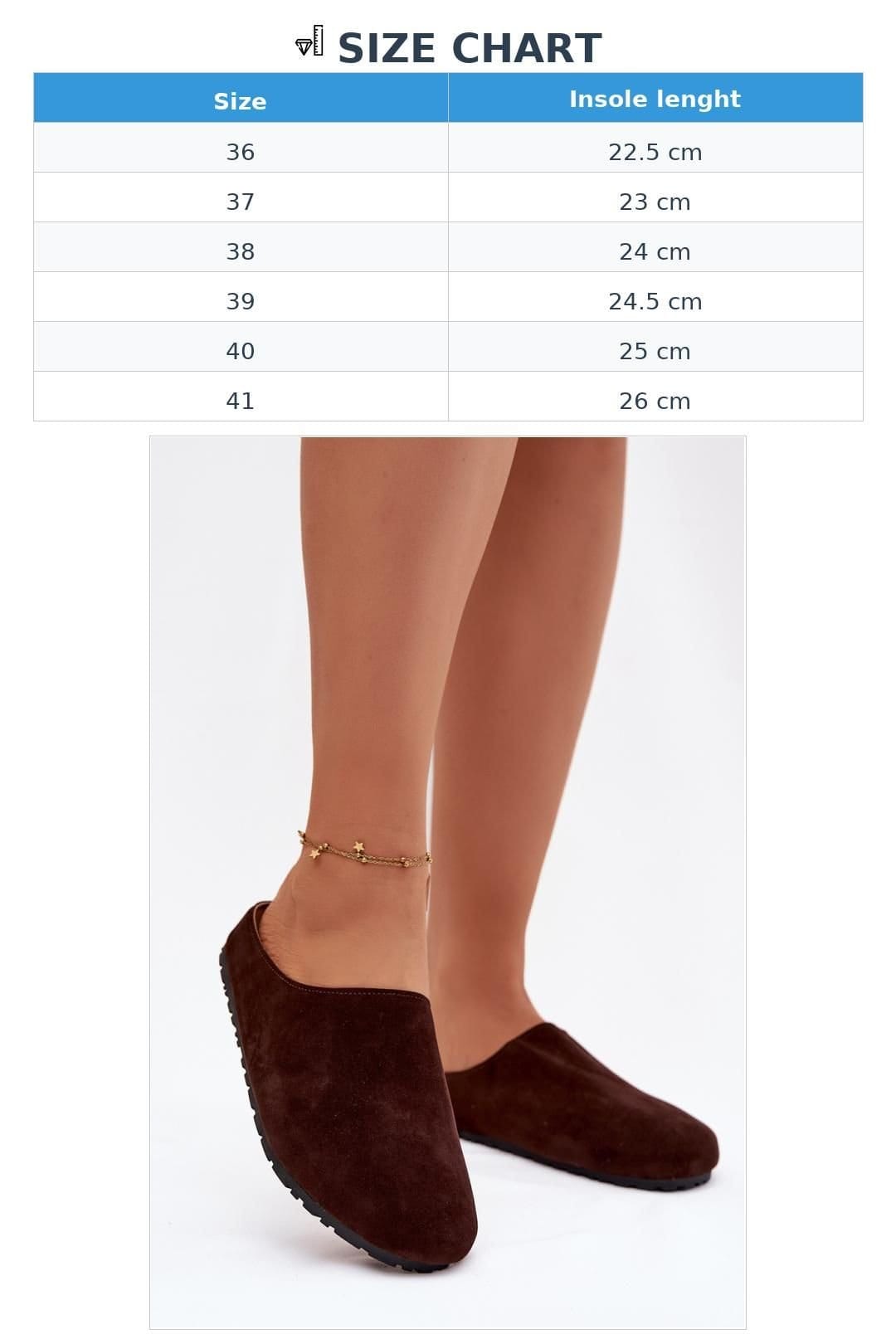 Love Lace Love Lace Women's Suede Slippers with Thick Insulated Sole & Comfort Insole in Brown - 4