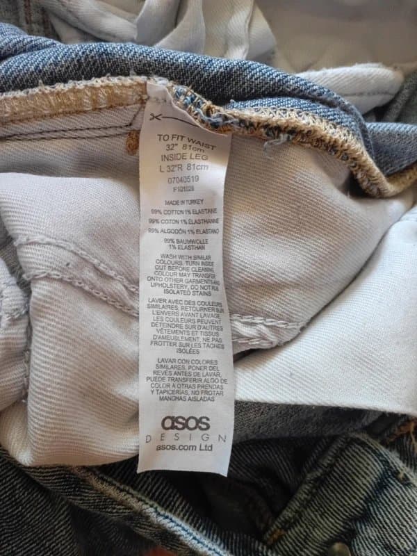 ASOS Design Asos Jeans Loose Fit Size 32W 32L