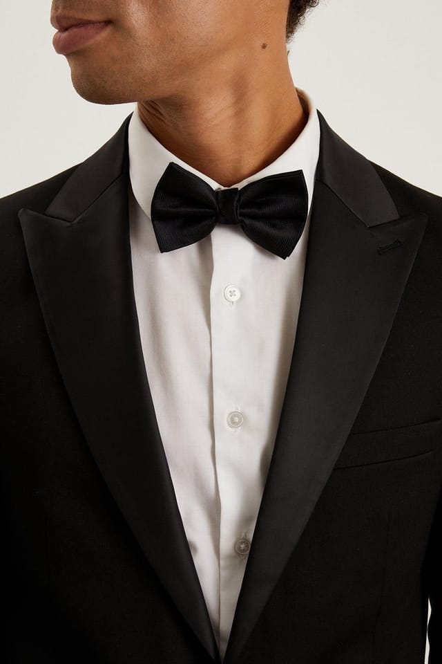 Burton Burton Men's Black Essential Bow Tie - 2