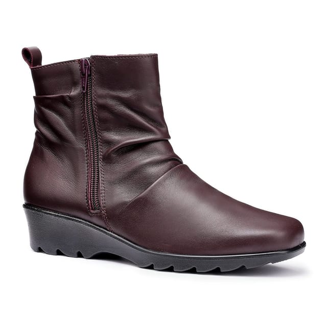 Hotter Hotter Women's 'Milton' Ankle Boots in Wine - 2