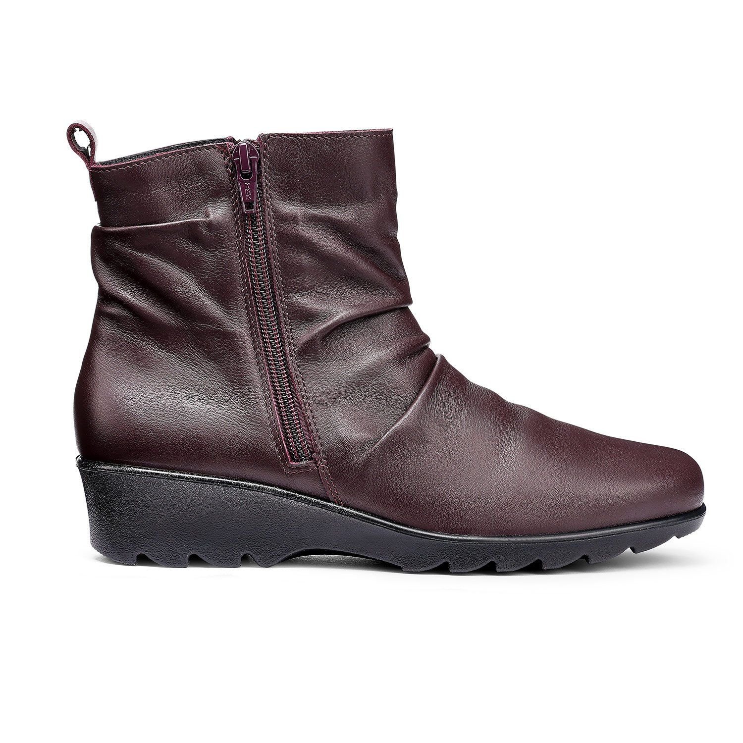 Hotter Hotter Women's 'Milton' Ankle Boots in Wine - 3