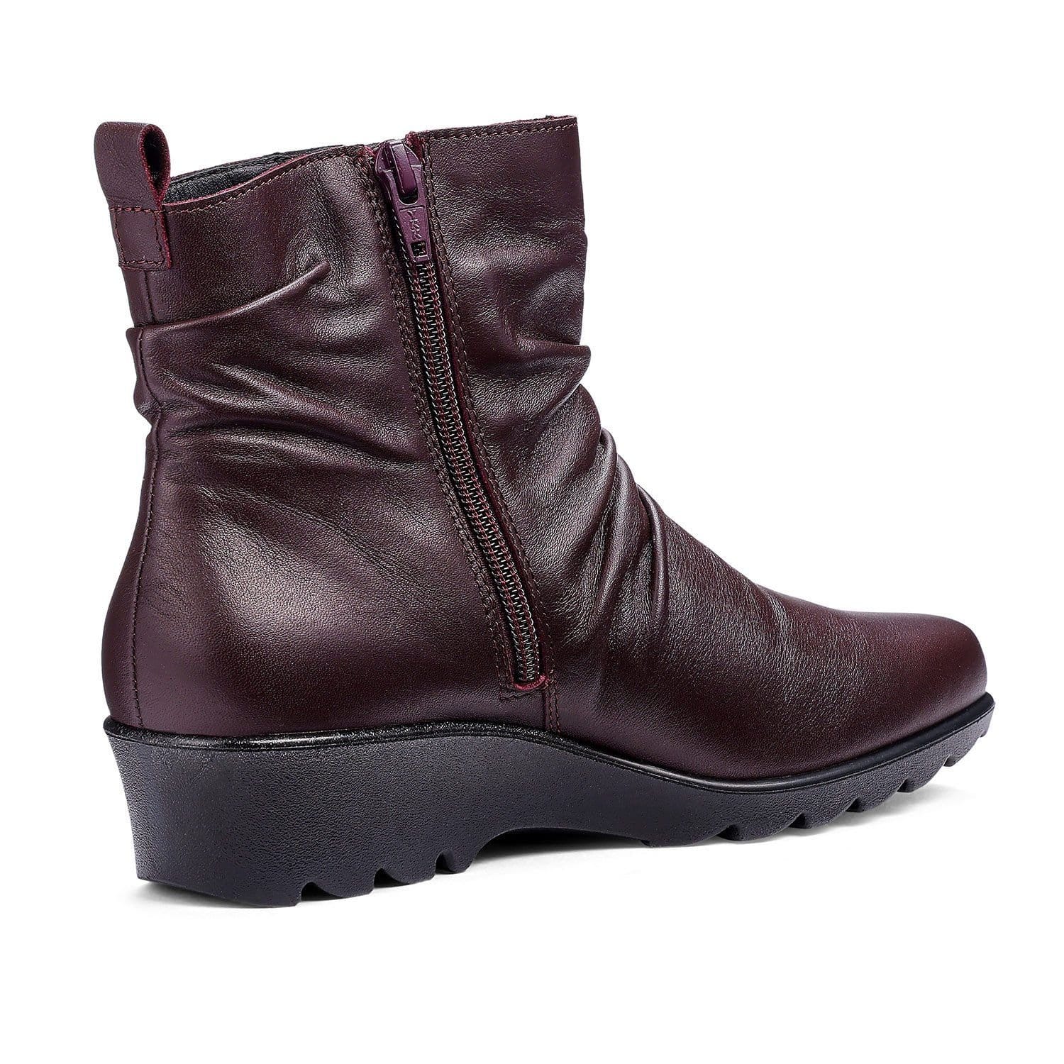 Hotter Hotter Women's 'Milton' Ankle Boots in Wine - 4