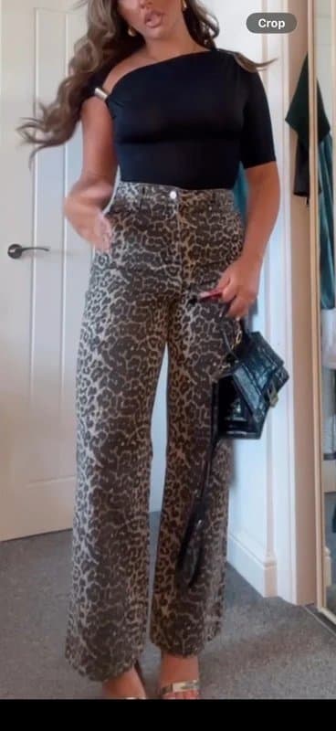 New Look Leopard jeans