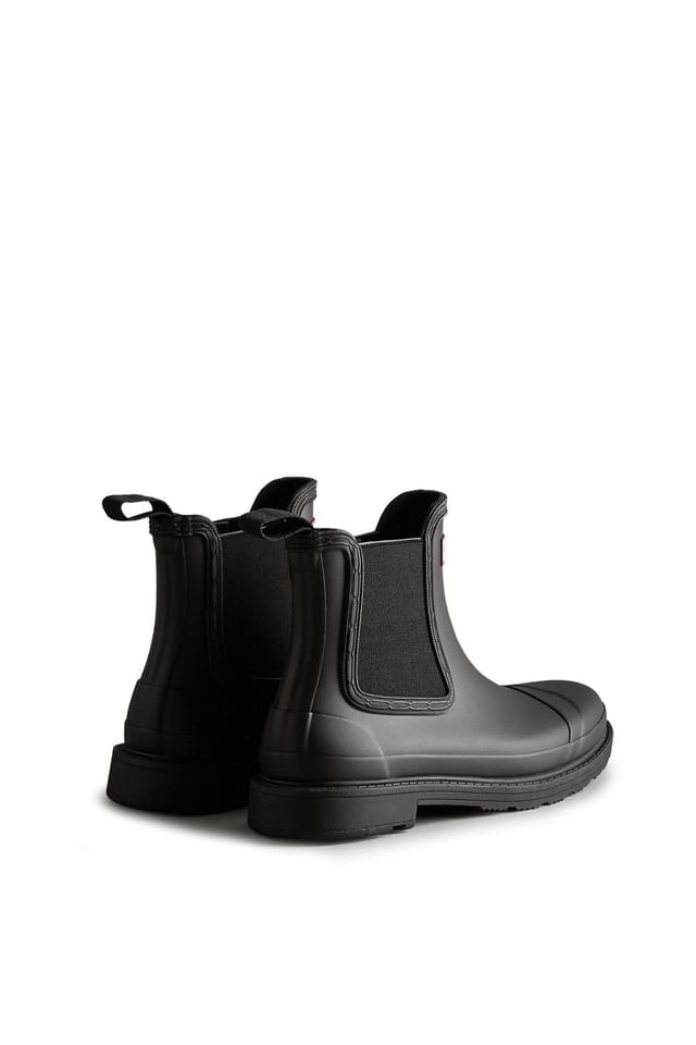 Hunter Hunter Women's 'Commando' Patterned Wellingtons in Black - 2