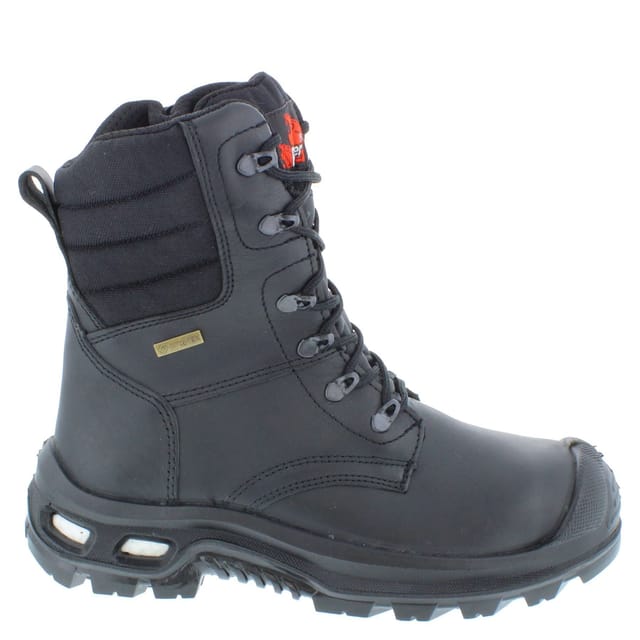 U-Power U-Power Men's Lichfield S3 Waterproof Leather Gore-Tex Safety Boots in Black - 2
