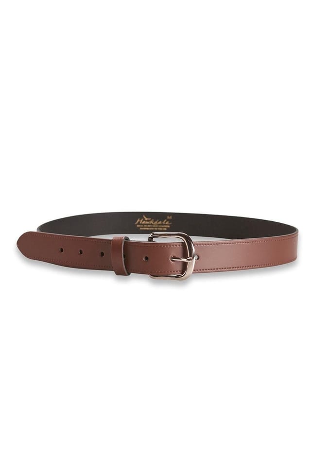 Hawkdale Hawkdale Men's 1.25" Genuine Leather Belt in Brown - 3