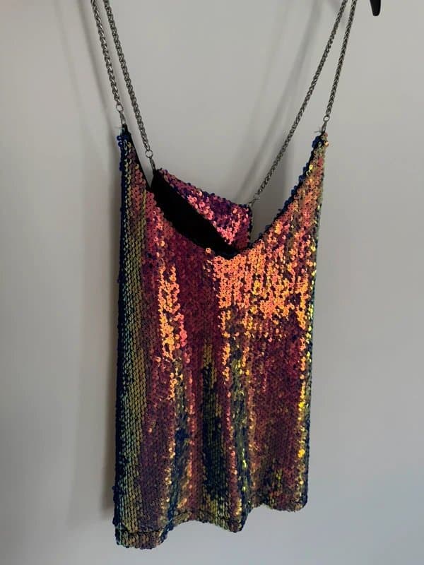 New Look Sequin mermaid top size 10