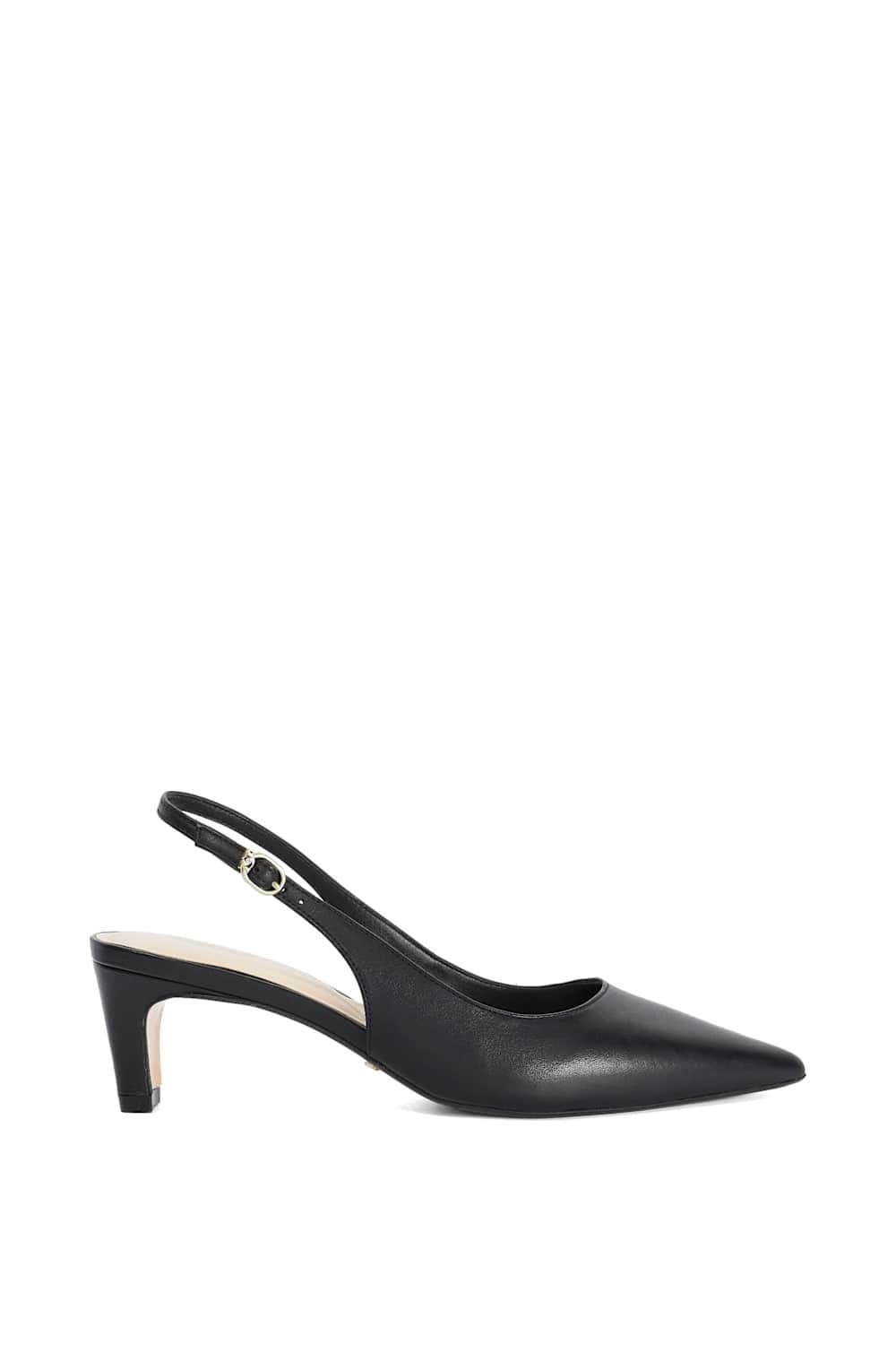 Dune London Dune London Women's 'Connection' Leather Strappy Heels in Black