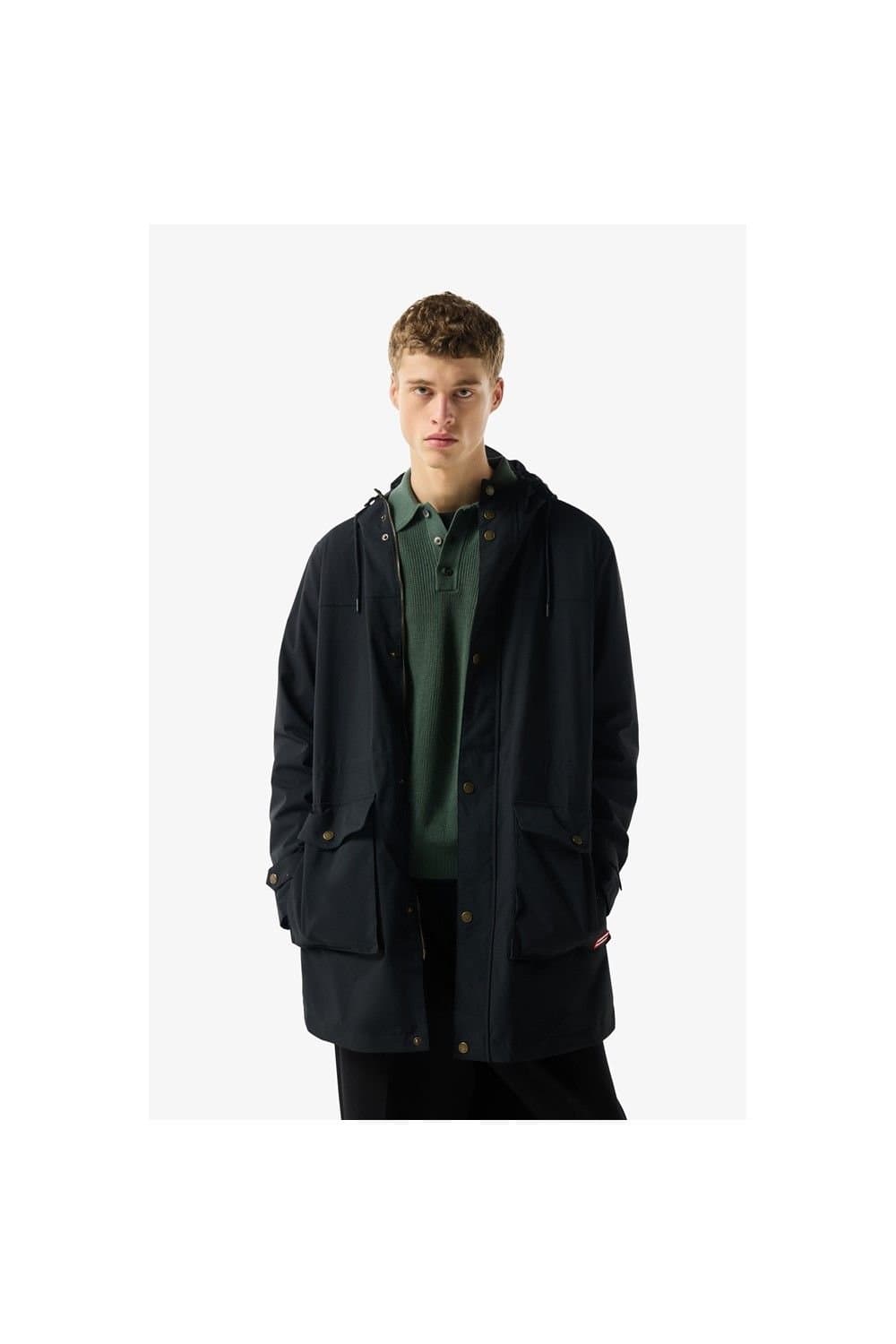 Hunter Hunter Men's Lightweight Waterproof Parka in Black