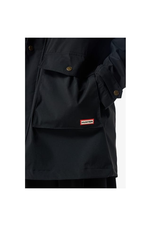 Hunter Hunter Men's Lightweight Waterproof Parka in Black - 3