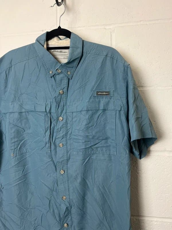 Eddie Bauer eddie bauer blue button down shirt