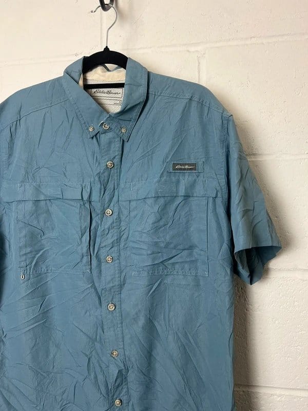 Eddie Bauer Blue Button Down Shirt
