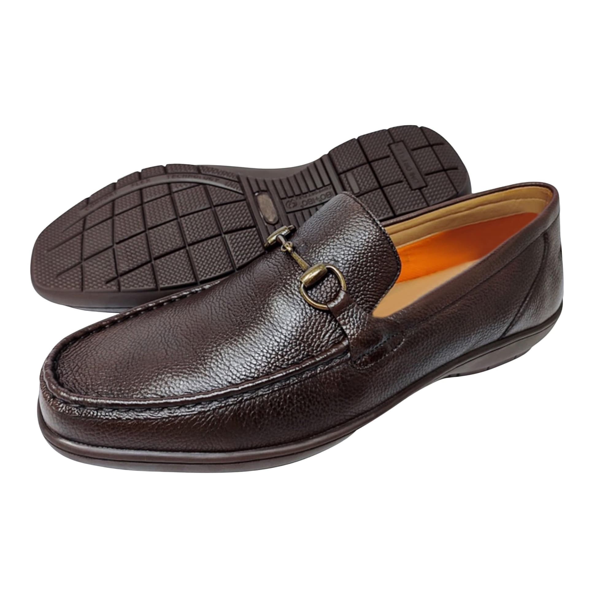 LB COMFORT LB COMFORT Men's Flexi Leather Shoes in Brown